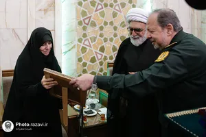 دیدار خانواده دانشمند شهید سرلشکر رضا مظفری&zwnj;نیا با تولیت آستان قدس رضوی 