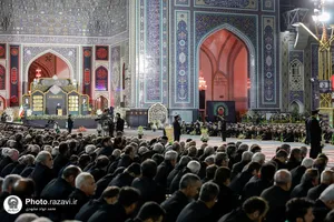 آیین خطبه&zwnj;خوانی شب عاشورای حسینی در حرم مطهر رضوی -2