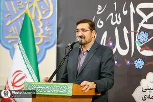 مراسم گرامیداشت سی و چهارمین سالگرد ارتحال امام خمینی در حرم مطهر رضوی