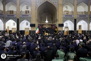 مراسم عزاداری روز شهادت امام صادق(علیه&zwnj;السلام) در حرم مطهر رضوی