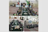 برگزاری جشن قرآن دانش‌آموزان دبستان برکت طبس در میقات الرضا(ع)