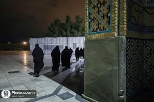 مراسم احیا شب قدر در گلزار شهدای خواجه ربیع