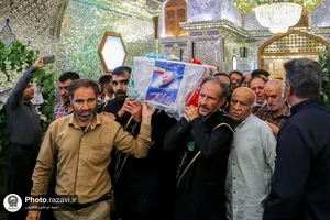 مراسم تشییع پیکر شهدای حادثه تروریستی حرم احمد بن موسی شیراز