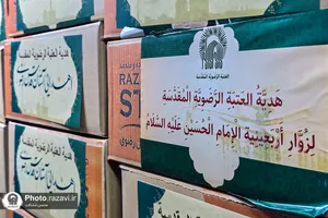 موکب آستان قدس رضوی در نجف اشرف