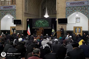 عزاداری روز شهادت امام کاظم علیه&zwnj;السلام در حرم مطهر رضوی