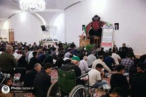 اجرای نیت موقوفه مهدی قلی خان قرایی در حرم مطهر رضوی