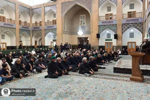 مراسم عزاداری خادمین حرم رضوی بمناسبت شهادت امام باقر علیه السلام
