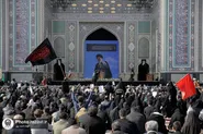 دلتنگی زائران و مجاوران حریم رضوی در مصیبت شهادت قائد امت