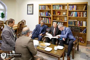 بازدید رئیس کتابخانه غازی خسروبیک از موسسات فرهنگی آستان قدس رضوی