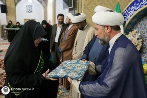 گردهمایی دختران قرآنی در حرم مطهر رضوی