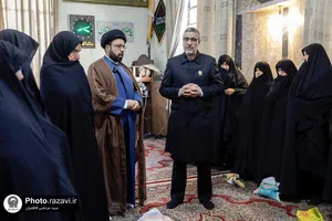 تشرف جمعی از اهالی روستای سیج به حرم مطهر رضوی