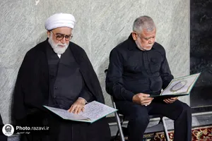 آئین بزرگداشت رهبر شهید انقلاب اسلامی در حرم مطهر رضوی-4
