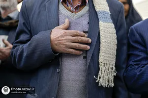 تشرف جمعی از اهالی روستای سیج به حرم مطهر رضوی