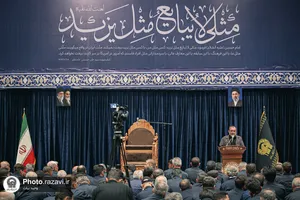 عزاداری اصناف و بازاريان مشهد در حرم مطهر رضوی