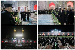 تغییر متن آیین تاریخی خطبه‌خوانی شب عاشورا در حرم رضوی | از روان‌سازی متون تا تجدید میثاق با رهبران انقلاب
