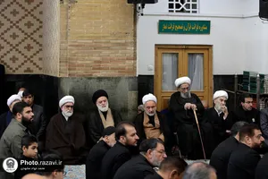 عزاداری حضرت اباعبدالله الحسین(ع) با حضور تولیت آستان قدس رضوی-2