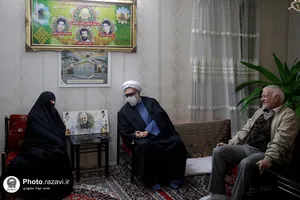 دیدار تولیت آستان قدس رضوی با خانواده شهدا