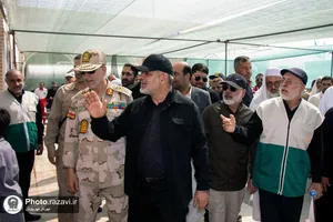 خدمت رسانی به زائران اربعین حسینی در مرز میرجاوه