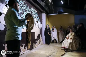 تشرف جمعی از معلولان اصفهانی به حرم مطهر رضوی