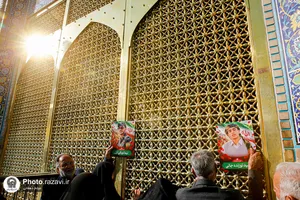بزرگداشت مقام سرباز در حرم مطهر رضوی 