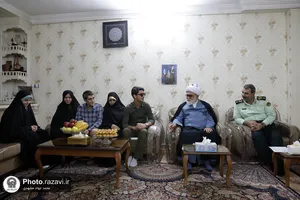 دیدار تولیت آستان قدس رضوی با خانواده شهدا و جانبازان