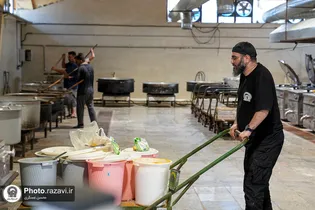 The Central Kitchen of Astan Quds Razavi at the Mehran Border