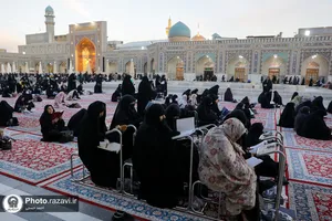 مراسم دعای ام&zwnj;داوود در حرم مطهر رضوی