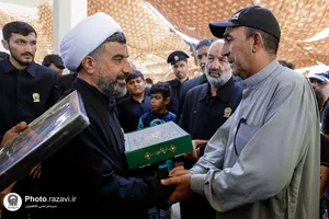 تشرف کاروان سفیران امام رئوف به حرم امامزاده سید محمد