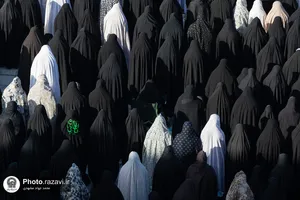 اقامه نماز عید فطر در حرم مطهر رضوی-1