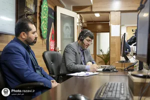 حضور رئیس سازمان علمی و فرهنگی آستان قدس رضوی در سامانه 138