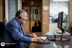 پاسخگویی تلفنی مدیرعامل مؤسسه موقوفه خدمات زائر بنیاد کرامت رضوی به مخاطبان سامانه ۱۳۸