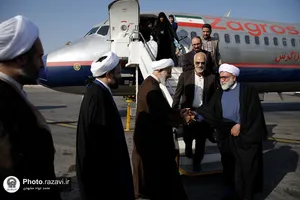 ورود تولیت آستان قدس رضوی به اهواز