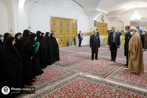 بازدید تولیت آستان قدس رضوی از سفره&zwnj;های اکرام حرم مطهر