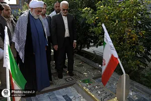 حضور تولیت آستان قدس رضوی در مزار شهدای هویزه