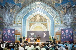 مراسم سالروز ارتحال امام خمینی(ره) در حرم مطهر رضوی