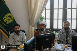 دیدار اعضای شورای پایگاه بسیج حرم با مدیر عالی حرم مطهر رضوی