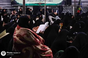 مراسم احیا شب قدر در گلزار شهدای خواجه ربیع