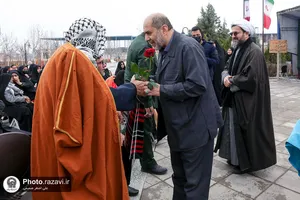 آیین رونمایی یادمان شهید گمنام زائرشهر رضوی