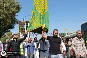 مراسم استقبال از کاروان پیاده مشهد تا کربلا