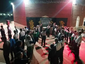 عیادت از بیماران و عزاداری برای جوادالائمه(ع) در بم