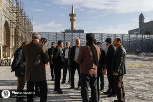 بازدید مسئولین حراست از پروژه های عمرانی