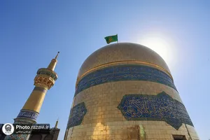 آیین تعویض پوش ضریح و پرچم گنبد منور رضوی-2