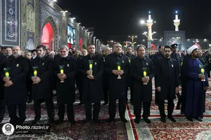 آیین خطبه&zwnj;خوانی شب شهادت امام رضا علیه&zwnj;السلام در حرم مطهر رضوی-2