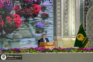 مراسم تحویل سال 1402 در حرم مطهر رضوی - 2