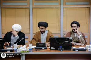 دیدار اعضای مجمع فعالین رسانه حوزه علمیه خراسان با مدیر عالی حرم مطهر رضوی