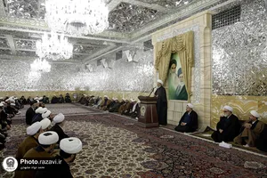 دیدار اعضاء مجمع خطبای حوزه علمیه خراسان با تولیت آستان قدس رضوی