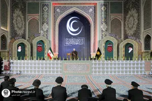 مراسم احیاء شب بیست و یکم ماه رمضان در حرم مطهر رضوی - 1