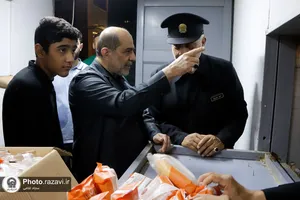 موکب آستان قدس رضوی در نجف اشرف