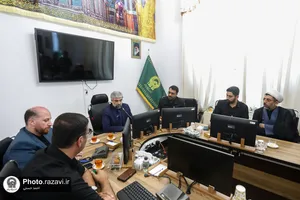 تجلیل از خانواده شهدای خبرنگار در حرم مطهر رضوی
