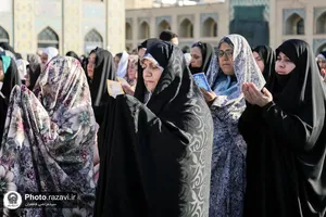 اقامه نماز عید سعید فطر در حرم مطهر رضوی - 2